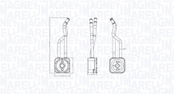 Масляний радіатор SEAT LEON, TOLEDO II  SKODA OCTAVIA I  VW BORA, BORA I, GOLF IV, LUPO I, POLO 1.4/1.6 10.99-12.10